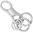 DAYGOS Keychain Quick Release Key Chain for Men, Heavy Duty Key Clip Holder