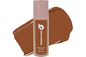 B BESTBRONZE Best Bronze Bombshell Body Makeup - Tattoo Cover Up Makeup & Body Foundation Waterproof - Tattoo Concealer Waterproof for Scars, Varicose Veins Cover Up & Leg Foundation (NC51 Deep Glow)