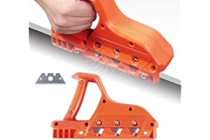 ZITOUR Drywall Chamfer Woodworking Hand Tool, 2023 New Plasterboard Fast Cutter Plasterboard Edger Quickly Refine and Plan Precise Beveled Edges, Perfect Tool for Cutting Plasterboard (45°)