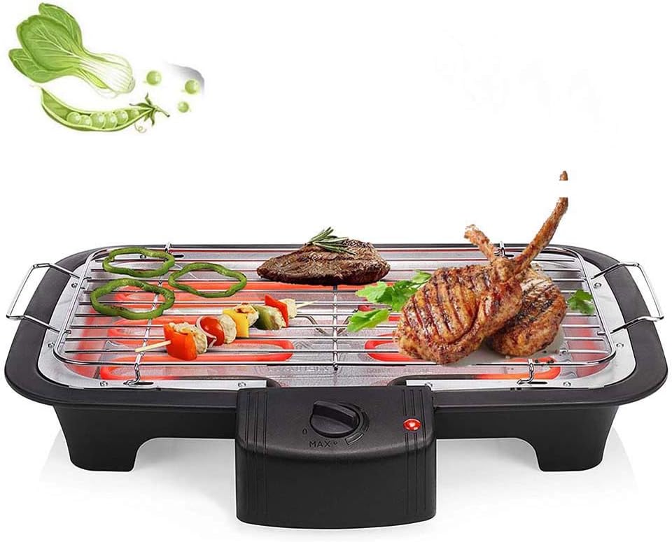 Review XNDCYX Indoor Electric Griddles, Electric Barbecue Grill Table