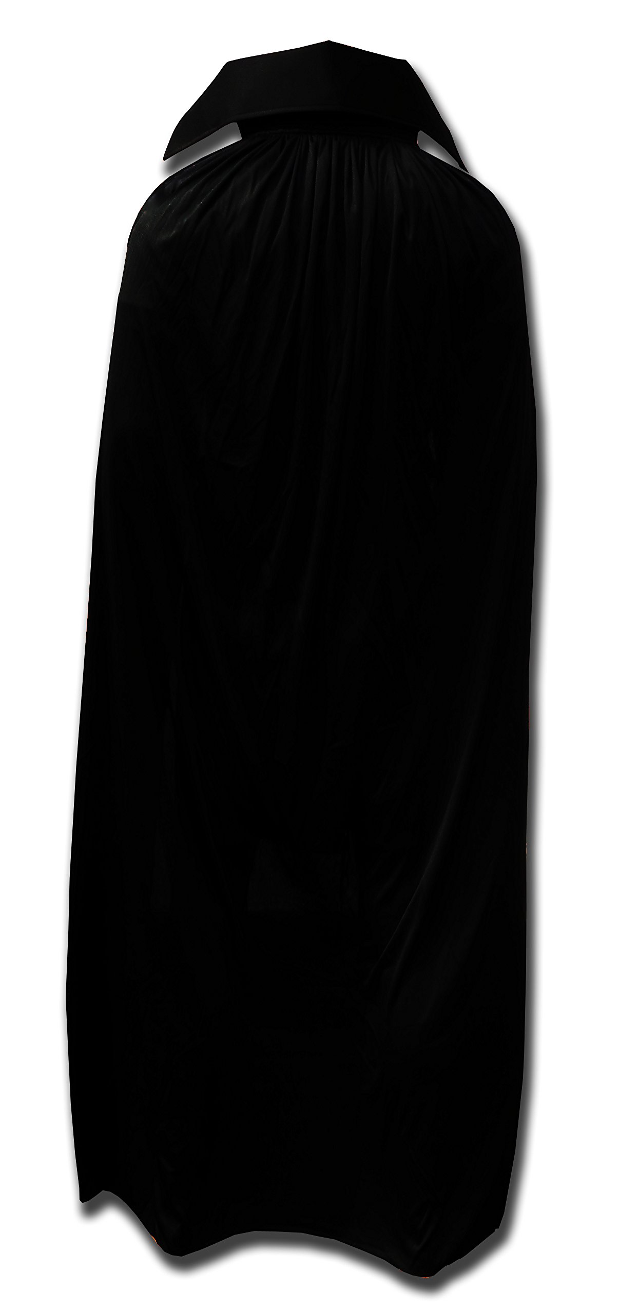 LUCHADORA ® Mexican lucha libre wrestling 6ft adult size cape (Black)