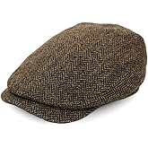 TAILORMAP Harris Tweed Newsboy Cap 100% Wool Flat Cap for Men