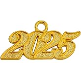 UIALECG Graduation Year Charm 2026/2025 for Graduation Tassel,4 Styles