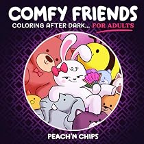 Amazon.com: COMFY FRIENDS: Cute Coloring Book for Adults Featuring ...