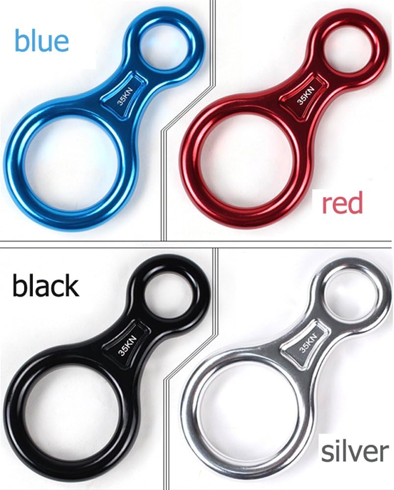 CdyBox 35KN Figure 8 Rescue Descender Super 8 Belay Rappel Rock Climbing Equipment : Sports & Outdoors