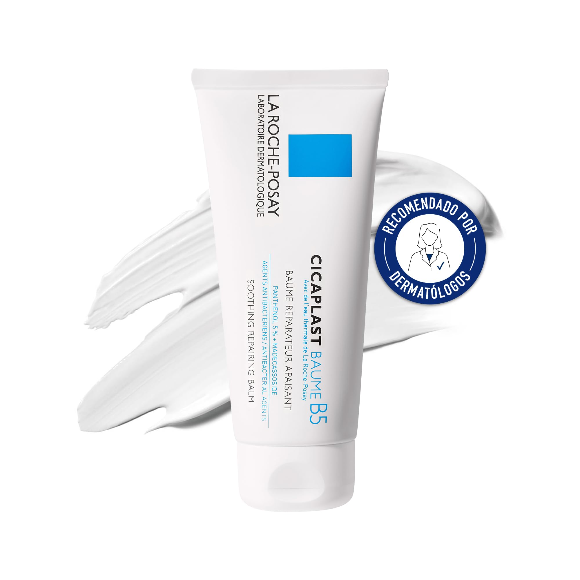La Roche-Posay Cicaplast Baume B5+, Multi-Purpose Ultra-Repairing Soothing Balm, Skin Barrier Repair, Panthenol, Madecassoside, Prebiotic Tribioma For Irritated Sensitive Skin, 100ml