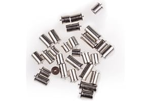 DShanLa Brass PCB Board Solder Joint Copper Column Spot Weld Nut Welding Stud M3 DShanLa (Length : M3x8x1 (50pcs), Size : M3)