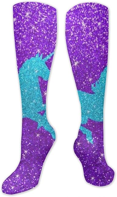 purple unicorn socks