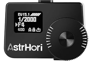AstrHori AH-M1 Light Meter,Real-time External Light Meter Cold Shoe 066'' OLED Display Camera Light Meter Aperture and Shutter Speed Photography for Leicas Rangefinder and Other Camera