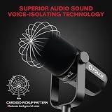 FDUCE SL40X XLR Dynamic Microphone for Vocals Voice Isolation Black view 2