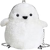 JHVYF Women Cute Plush Crossbody Bag Chic Small Shoulder Purse Cell Phone Wallet For Girls