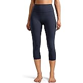 Colorfulkoala Dreamlux No Front Seam Leggings for Women High Waisted Capris 21" Inseam Yoga Pants