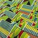 Shawn Pahwa African Print Umklomelo Green/Yellow Fabric by the Yard