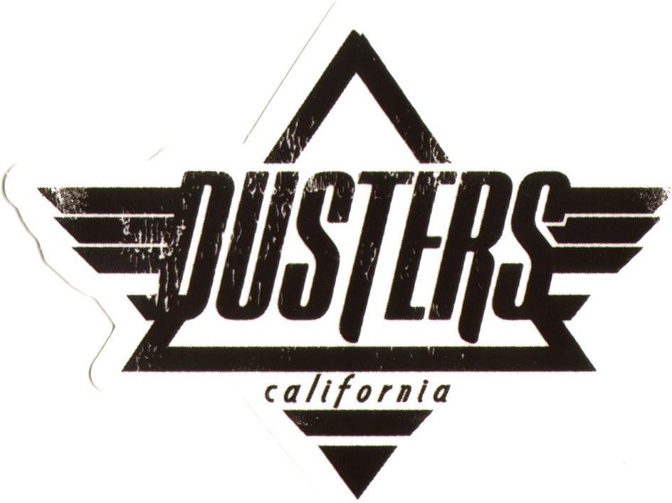 Dusters California Longboard/Cruiser Skateboard Sticker - 10cm wide approx. longboarding cruising