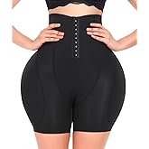 POP CLOSETS Women Hip Padded Booty Lifter Shapewear Thicker Enhancer Removable 4 Pads Control Panty for Bigger Butt