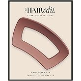 The Hair Edit Terracotta Matte Finish Claw Clip - Modern, Contemporary - 1 Count (Pack of 1) - Women and Girls