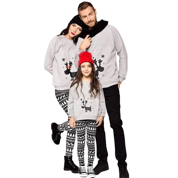 pull assorti famille