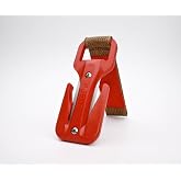 Double sided Red Trilobite with copper handle and red loop. Comes with a Wrist mounted pouch.