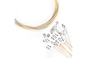 QiaoDongDian Lyre Harp Strings, 24 Strings, Metal, Harp Strings