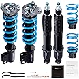 maXpeedingrods Coilover for Ford Mustang 1994-2004, 24 Levels Damper Adjustable Coilovers Suspension Kit, Height Adjustable Shock Absorber Struts, T6 Upgraded Lowering Kit by 1-3” Blue