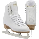 Jackson Ultima/GAM Stella/Clasicue Womens, Men, Girls, and Boys Figure Ice Skates in White and Black Colors