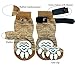 PUPTECK Anti-Slip Dog Socks with Adjustable Strap for Indoor Hardwood Traction Control, Waterproof Dog Boots Outdoor Shoes