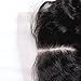 Sent Hair Curly Wave Lace Closure Brazilian Human Hair Unprocessed Hairpieces with Baby Hair Middle Part Natural Color 8 inch
