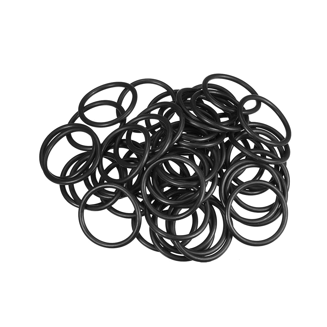 sourcingmap Nitrile Rubber O-Rings 34mm OD 27.8mm ID 3.1mm Width, Metric Sealing Gasket, Pack of 50