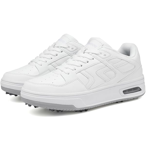 DARIBOM GOLF SHOES MENS WOMENS, SPIKED, WATERPROOF, CUSHIONING...