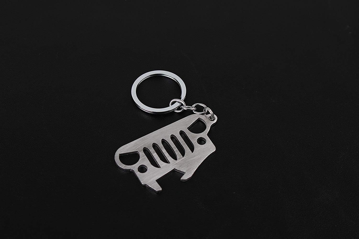Cool Keychain & Bottle Opener with 304 Stainless Steel for Jeep Wrangler Automobile Gift(Angry Eye)