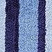 iDesign Microfiber Stripes Bathroom Shower Accent Rug - 21