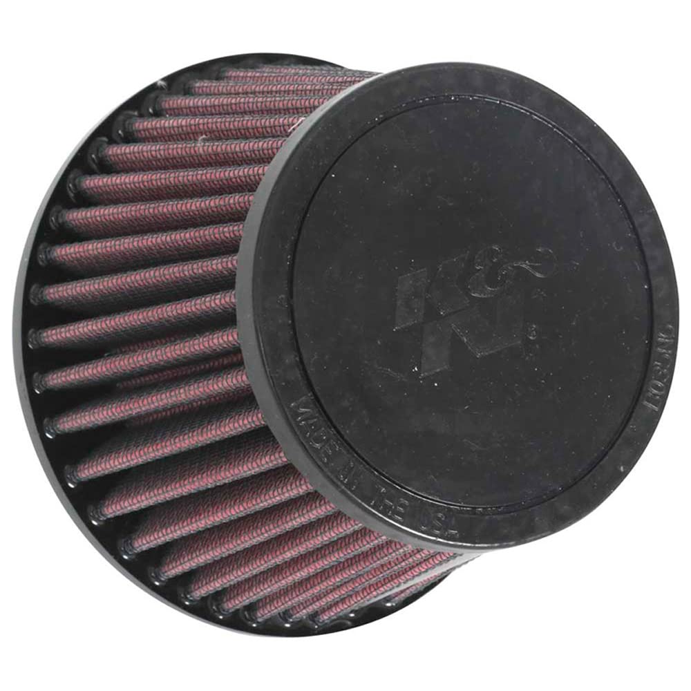 K&N Universal Clamp-On Air Filter: High Performance, Premium, Washable, Replacement Filter: Flange Diameter: 2.5 In, Filter Height: 3.188 In, Flange Length: 0.75 In, Shape: Round Tapered, RU-8100