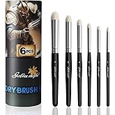 Golden Maple Dry Brush Miniature Painting Drybrush Set - 6PC Professional Modellers Miniature Paint Brushes for Miniatures, M