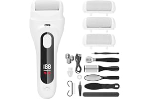 BDFDSJ Electric Feet Callus Removers Rechargeable,Portable Electronic Foot File Pedicure Tools, Electric Callus Remover Kit,Professional Pedi Feet Care Perfect for Dead,Hard Cracked Dry Skin Ideal Gift