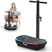 Vibration Plate Exercise Machine, 2025 New EvoSpark Vibration Plate Machine with Industrial Dual-Motor System,Whole Body Vibr