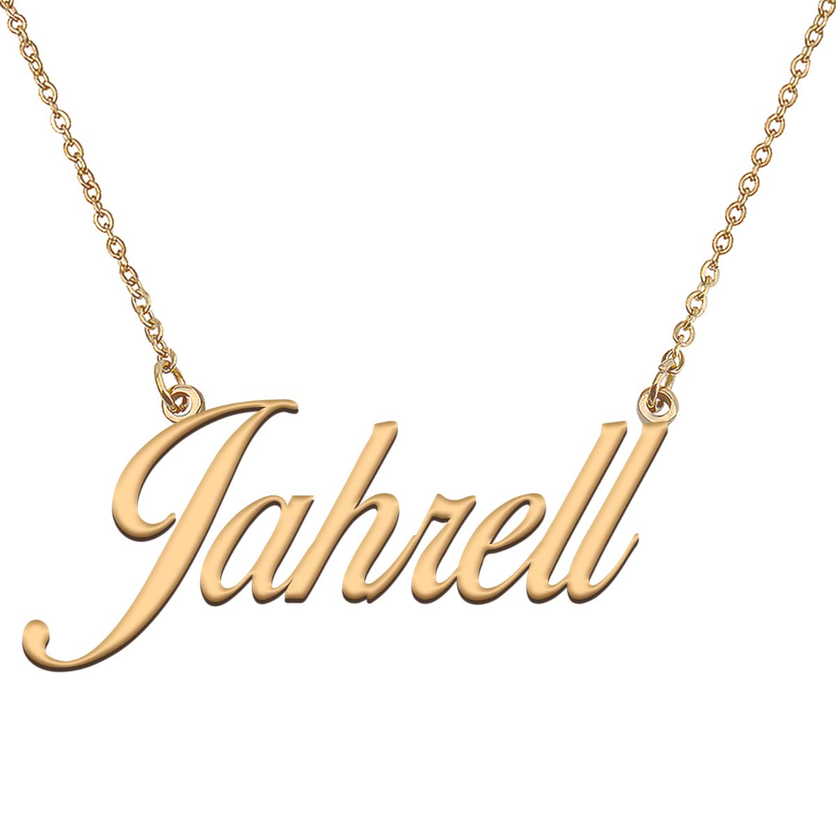 HUAN XUN Customized Custom Simple Any Name Necklace