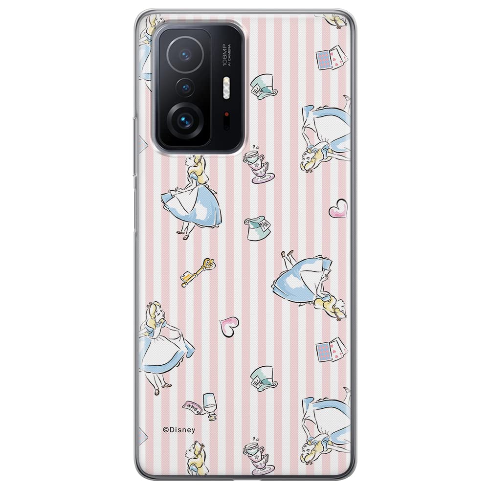 ERT GROUP mobile phone case for Xiaomi 11T 5G / 11T PRO 5G original and officially Licensed Disney pattern Alice 001 optimally adapted to the shape of the mobile phone, case made of TPU