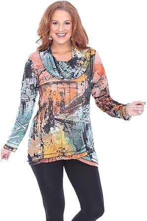 Parsley & Sage Women's Vera Cowl Neck Tunic Top at Amazon Womenâs Clothing store