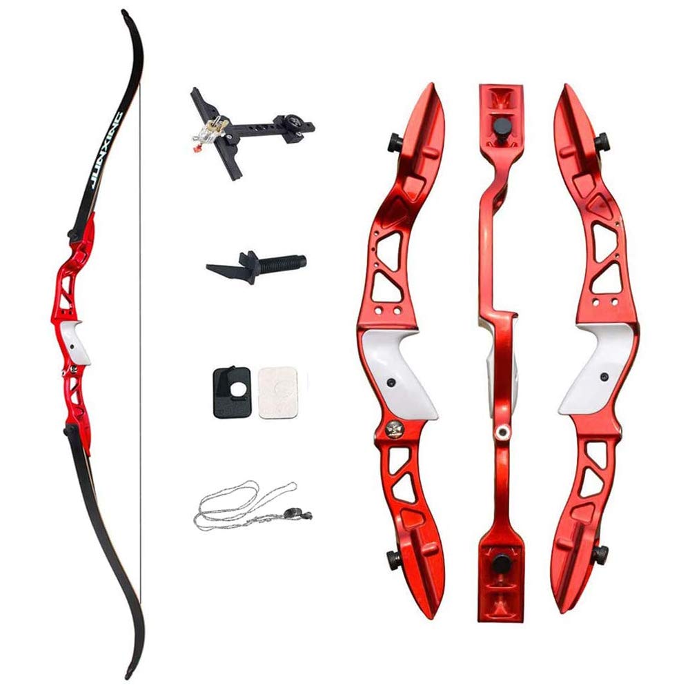 Buy ZSHJG 66 Inch Archery Takedown Athletic Metal Right Hand Recurve Bow Riser for Adults Youth