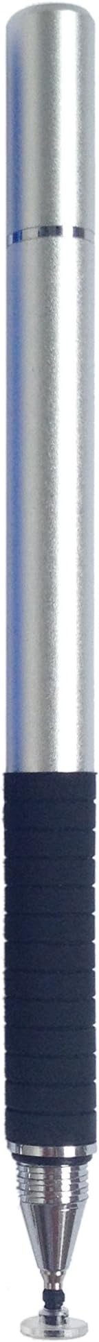 Capacitive Precision Disk Stylus Pen for iPad, iPhone, iPad Air, iPad Mini, Samsung Galaxy and Other Touch Screen Devices - Silver
