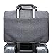 CoolBELL 15.6 Inch Nylon Laptop Bag Shoulder Bag with Strap Multicompartment Messenger Hand Bag Tablet Briefcase for iPad Pro/Laptop/MacBook/Ultrabook/Men/Women/College (Grey)