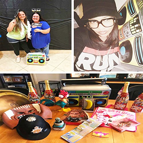 image for eKeRi 16 inch Inflatable Boom Box Toy for 80's 90's Themed Party,Adult