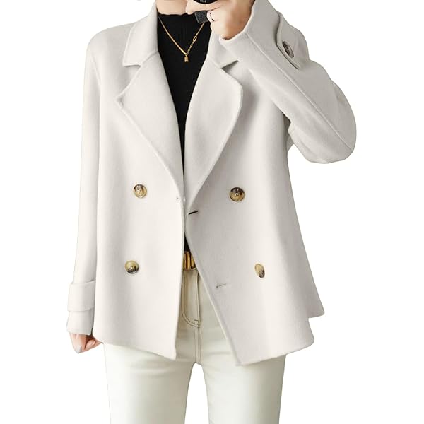 Amazon.com: IDEALSANXUN Wool Coats for Women 2025 Fall Jackets