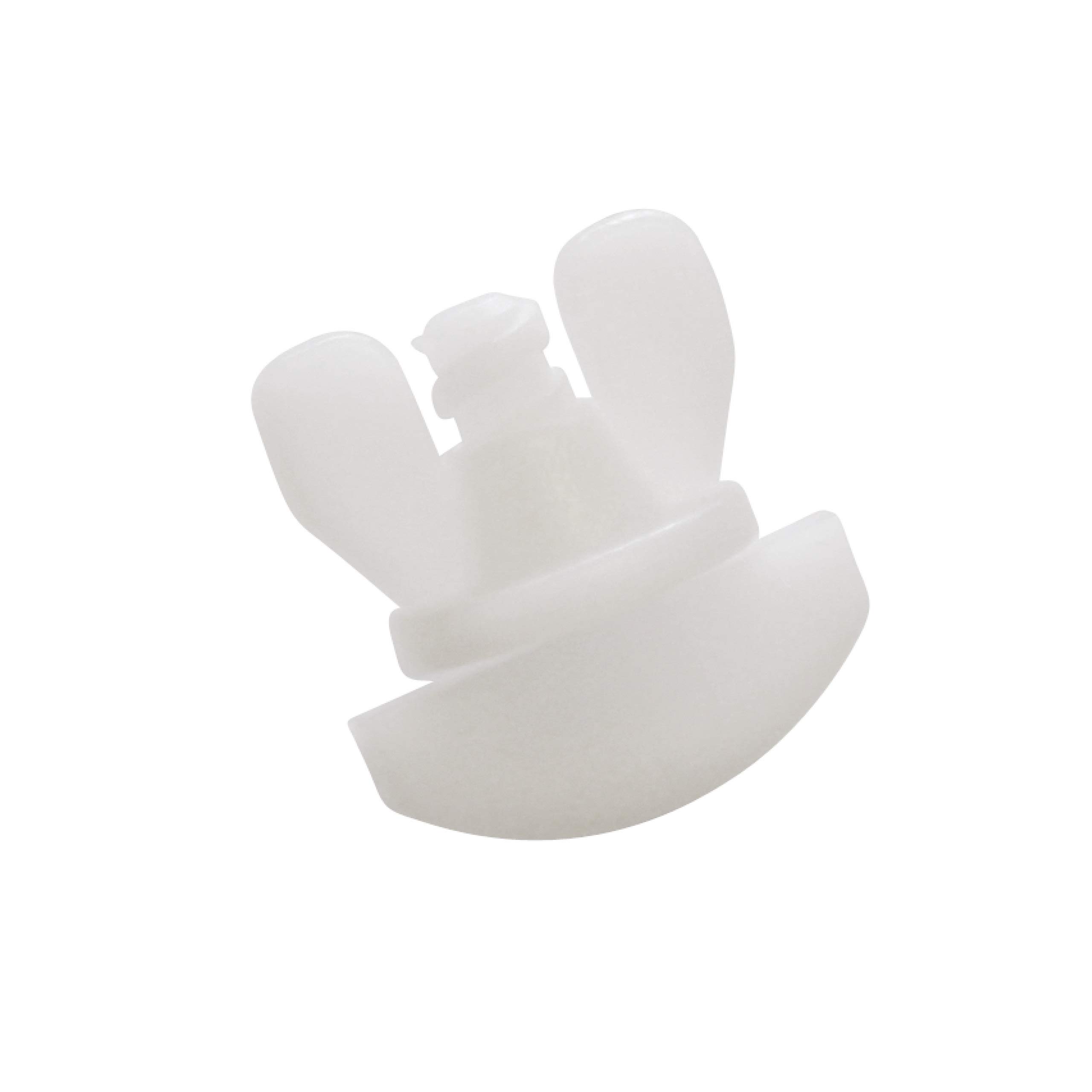 Gardinia Inner-Stopper, White, 9.5 x 8.5 x 0.02 cm, 132
