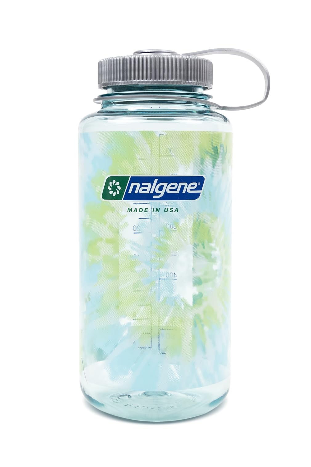 Nalgene 348825 Wide Mouth 32oz Seafoam - Tie-Dye Seafoam/Platinum