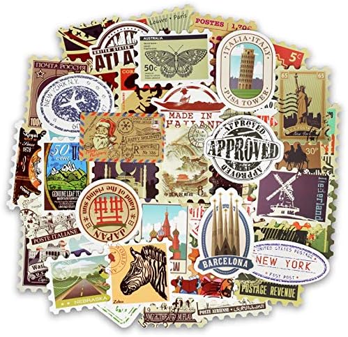 yorkyork 50 pcs VSCO Cool Cute Stickers Vinyl Decal Graffiti Themed for kids girls children,Waterproof Stickers for Skate,Laptop,Phone,Luggage, Skateboard,Water Bottles