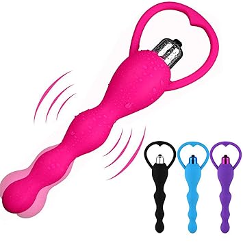 Vibradores anal para mujeres, de silicona, con forma de dilatación ...