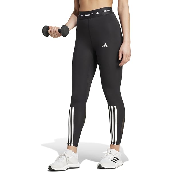 adidas training three stripe leggings