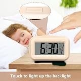 Vicloon Digital Alarm Clock Bedside LED Display 12/24H Temp Date Timer Orange view 6