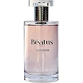 Beatus Paris Gardens - Luxury Perfume for Women - Eau de Parfum - Long-Lasting Fragrance with Notes of Spicy Rose, Jasmine, Sandalwood & Patchouli Scent - All Day Wear - Travel Size EDP Spray - 3.4 oz